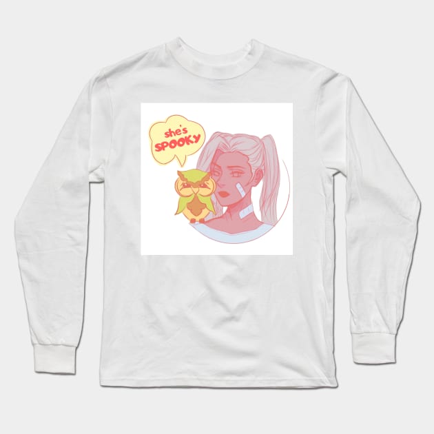 Spooky Halloween Long Sleeve T-Shirt by miribby